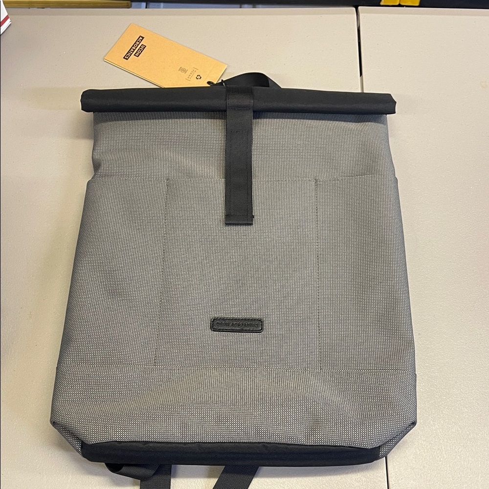New Gray Ucon Acrobatics Roll-Top Hajo Backpack Side-entry zipper Vegan